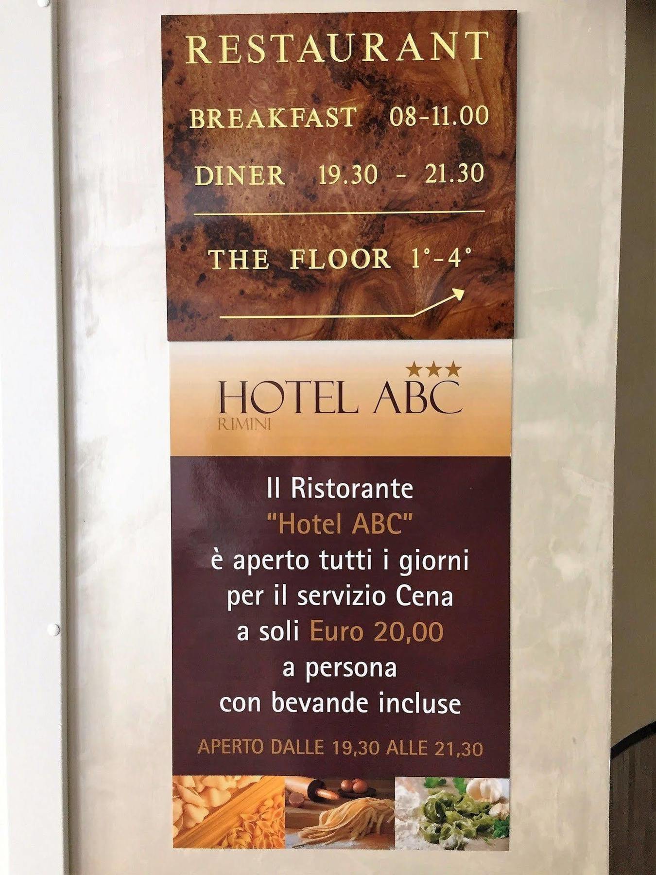 Abc Hotel Rimini Kültér fotó